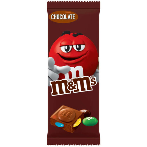 M&M's Tablette Chocolat au Lait avec Mini M&M’s 165g.