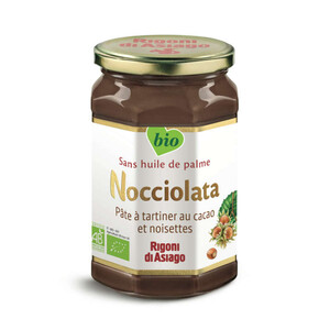 Nocciolata Pâte à tartiner au cacao et noisettes biologique 700g.