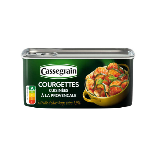 Cassegrain Courgettes Cuisinées À La Provençale 185G
