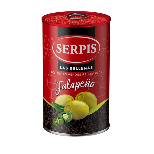 Serpis Olives Jalapeño 130g