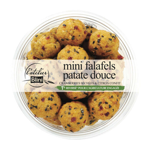 Atelier Blini Falafels Patates Douces 120g