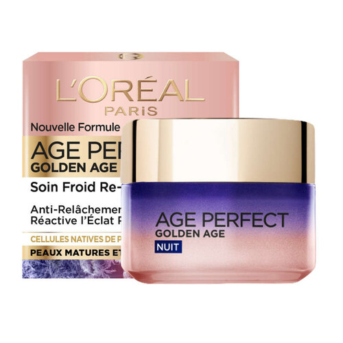 L'Oréal Paris Age Perfect Golden Age Crème Visage Nuit Stimulant 50ml