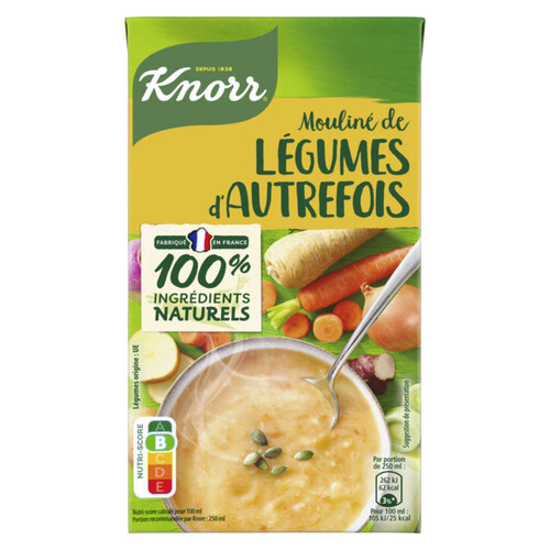 Knorr Soupe Liquide Mouliné aux Légumes d'Autrefois 1L