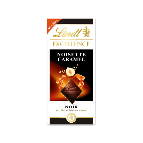Lindt Chocolat Excellence Noir Noisette Caramel 100G