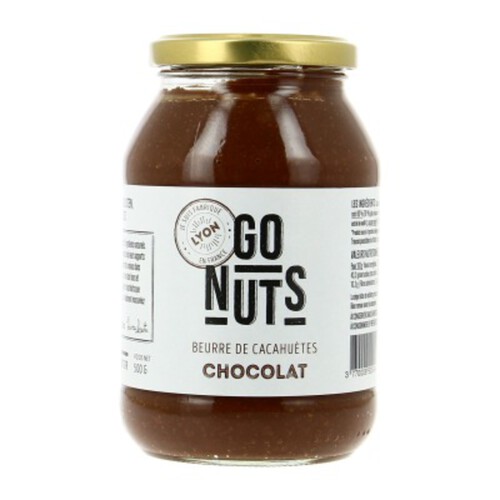 [Par Naturalia] Go Nuts Beurre de Cacahuètes au Chocolat Bio 500g
