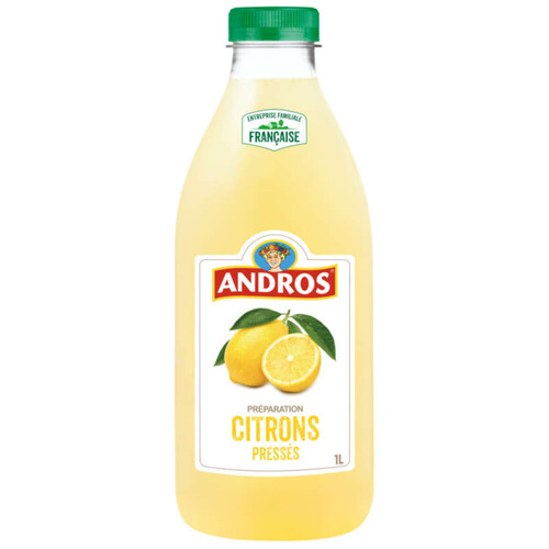 Andros Citrons pressés, préparation pasteurisée de fruits 1L