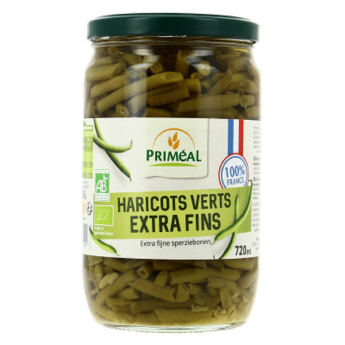 [Par Naturalia] Primeal Haricots Verts Extra Fins Bio 720ml