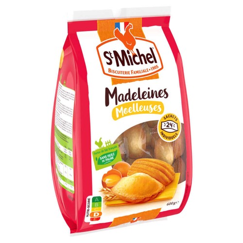 St Michel 24 Madeleines individuelles 600g