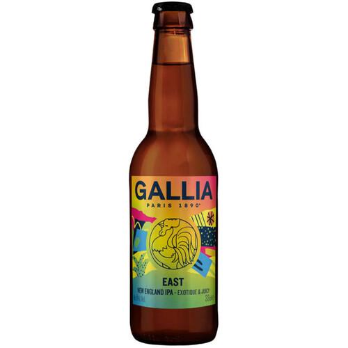 Gallia East Ipa Bière Blonde 33 Cl 6°