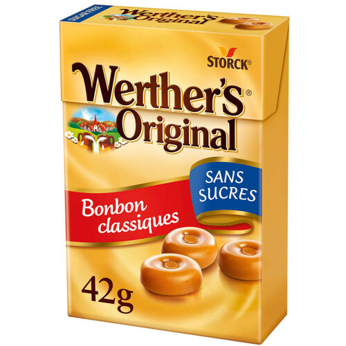 Werther'S Original Bonbons À La Crème Sans Sucres 42G