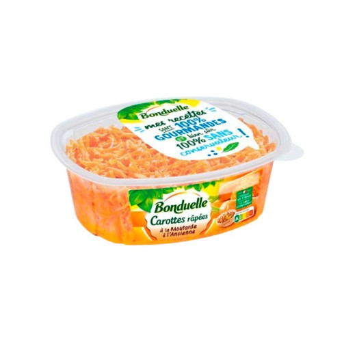 Bonduelle Carottes râpées à la moutarde à l'ancienne 300g