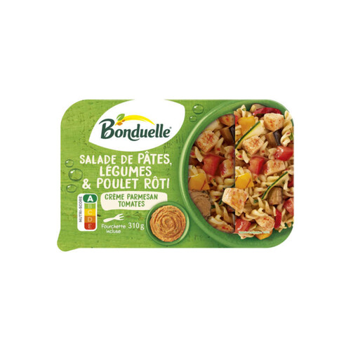 Bonduelle Salade de Pâtes Légumes & Poulet Rôti  310g