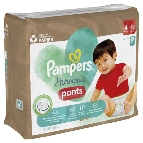 Pampers Couches Harmonie Pants T4 x32