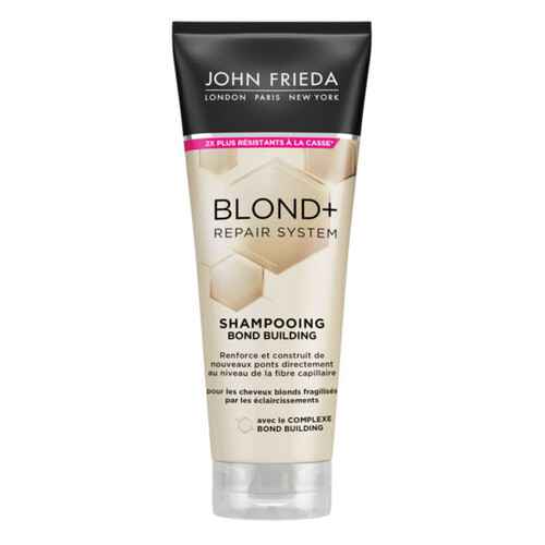 John Frieda blond+ repair system shampooing bond building 250ml