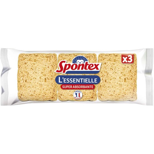 Spontex Éponge l'Essentielle x3