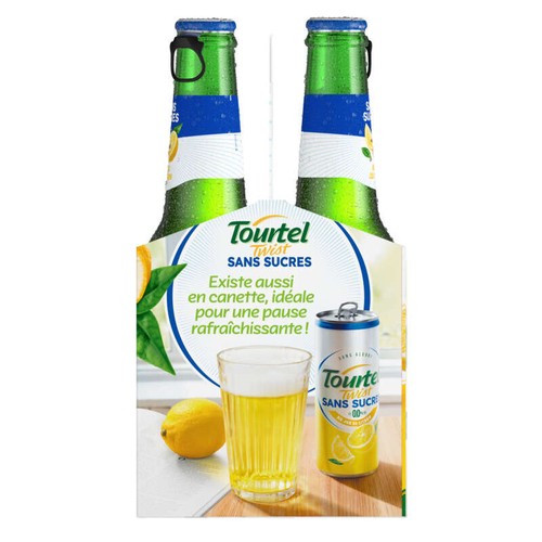 Tourtel twist sans sucre 0.0% jus de citron 6x27,5cl