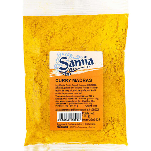 Samia Curry Madras 100g