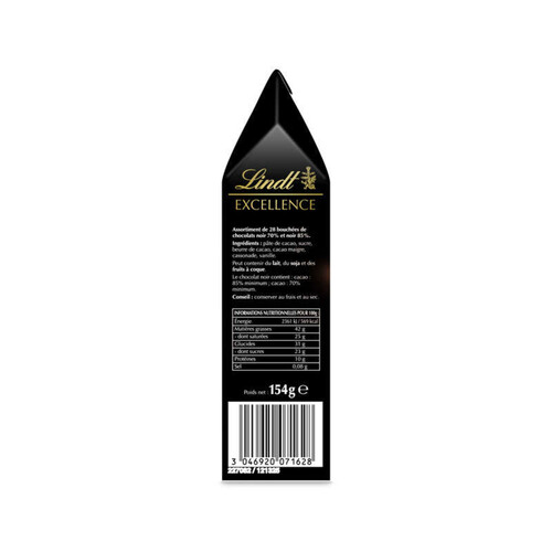 Lindt Excellence Minis 70%-85% 154 G