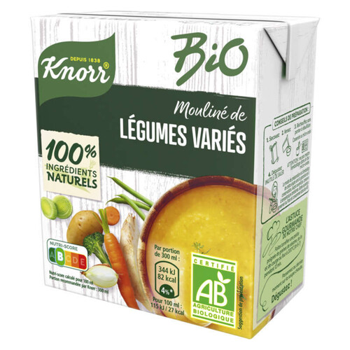 Knorr Mouliné Bio Légumes Variés du Potager Brique 30cl