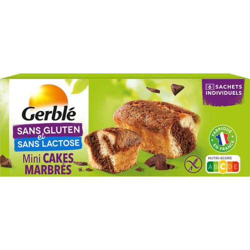 Gerblé Mini Cakes Marbrés sans gluten 200g