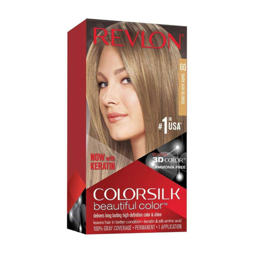 Revlon Coloration Blond Cendré Foncé 60 - Colorsilk Beautiful Color 30ml