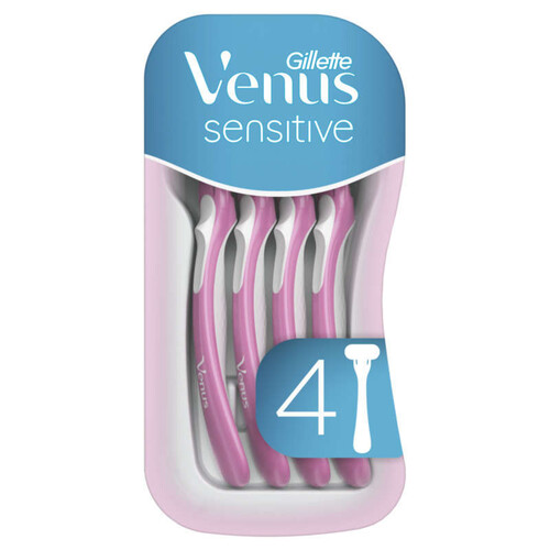 Gillette Venus Sensitive Rasoir Jetable pour femme 3+1 Gratuit