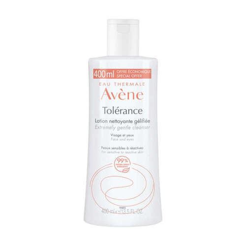 [Para] Avène Eau Thermale Tolérance Lotion Nettoyante Gélifiée Peaux Sensibles à Réactives 400ml