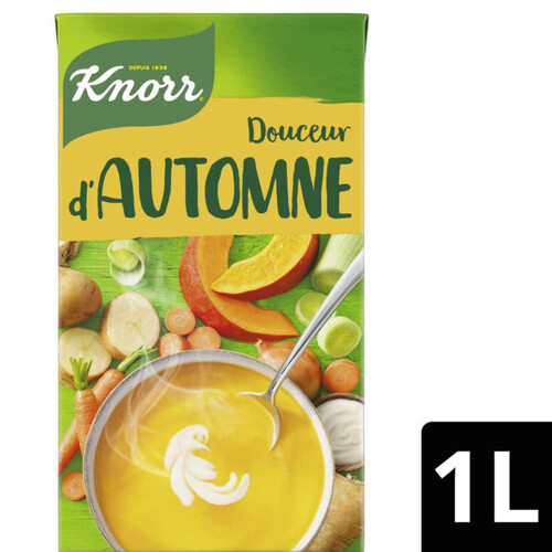 Knorr Les Classiques Soupe Liquide Douceur d'Automne à la crème fraîche 1l