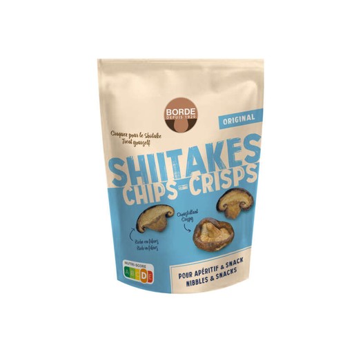 Borde Chips shiitakes original 50g