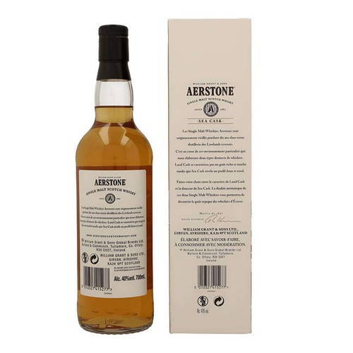 Aerstone Sea Cask Scotch Whisky Single Malt 10 ans 70cl