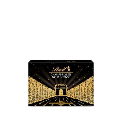 Lindt Champs-Élysées noir intense boite 168g