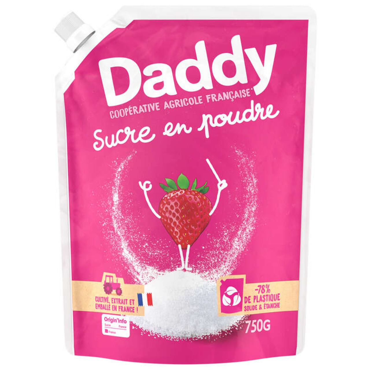 Daddy Sucre En Poudre La Poche Kraft 750g Monoprix Courses En Ligne 