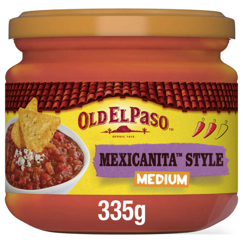 Old El Paso Sauce Apéritif Mexicanita Tomates Jalapeno 335g