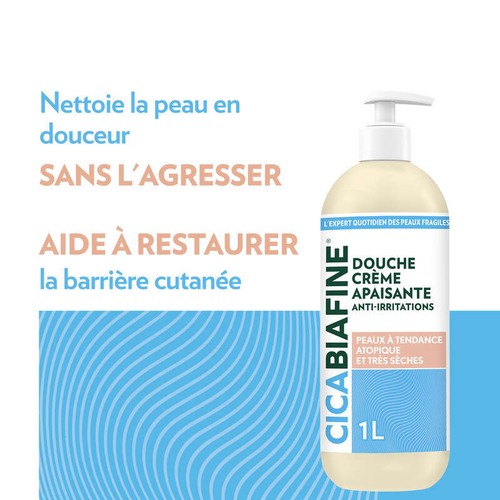 [Para] Cicabiafine Crème Douche Anti-Irritations 1L
