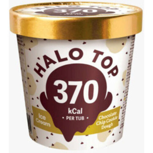 Halo Top glace chocolate chip cookie dough 273g