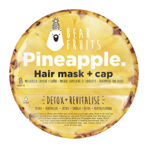 Bear Fruits Masque Capillaire et Charlotte Ananas 20ml