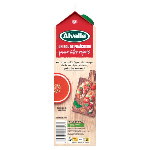Alvalle Gazpacho Soupe Froide l'Original 1L