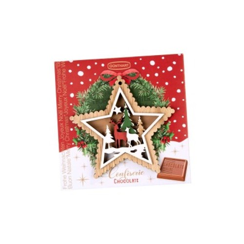 Günthart Étoile de Noël en bois 63g