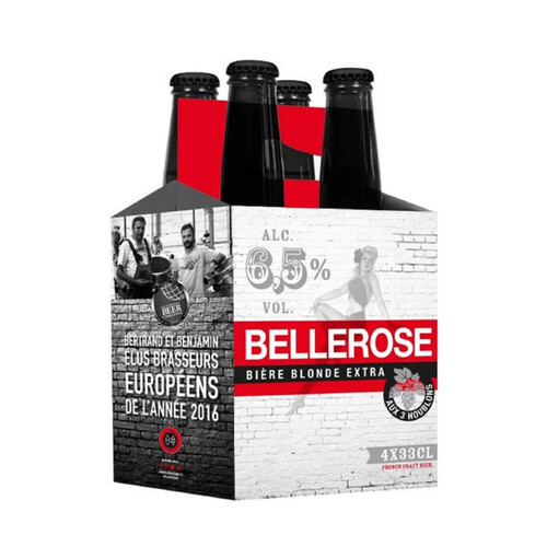 Bellerose Bière Blonde Extra 4x33cl