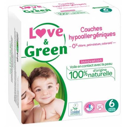 Love And Green Couches Hypoallergéniques Taille 6 x34