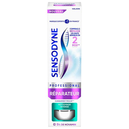 Sensodyne Dentifrice professional réparateur nettoyage intense 75ml