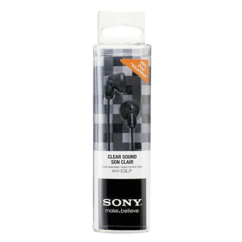 Sony Ecouteurs Mdr-E9Lpb Noirs