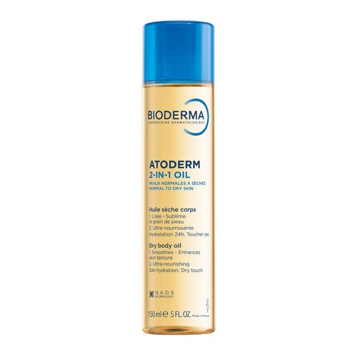 Bioderma Atoderm 2-en-1 Oil Huile Sèche Corps 150ml