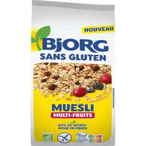 Bjorg Muesli Superfruits Sans Gluten Bio 375g