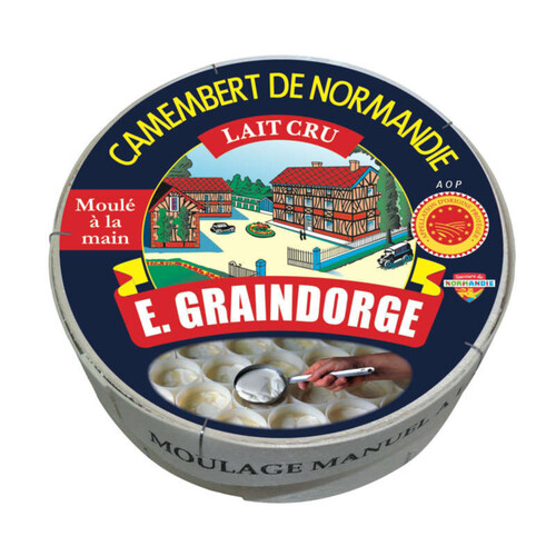 E. Graindorge Camembert Au Lait Cru, Normandie 250G