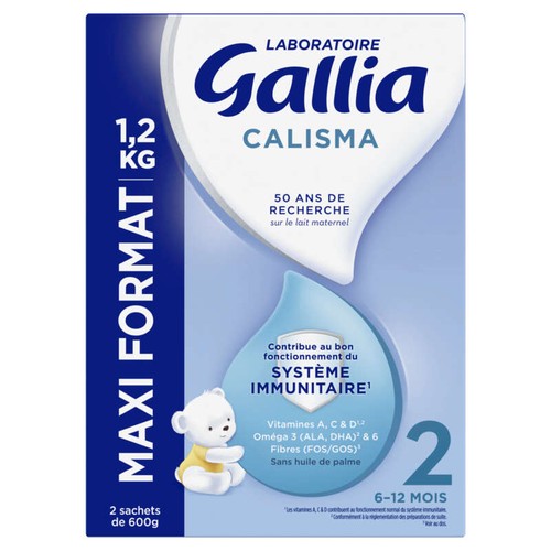 Gallia lait 2ème âge de 6-12 mois 1,2kg