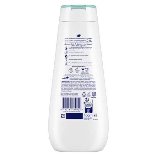 Dove Advanced Care Gel Douche Hypoallergénique 400ml