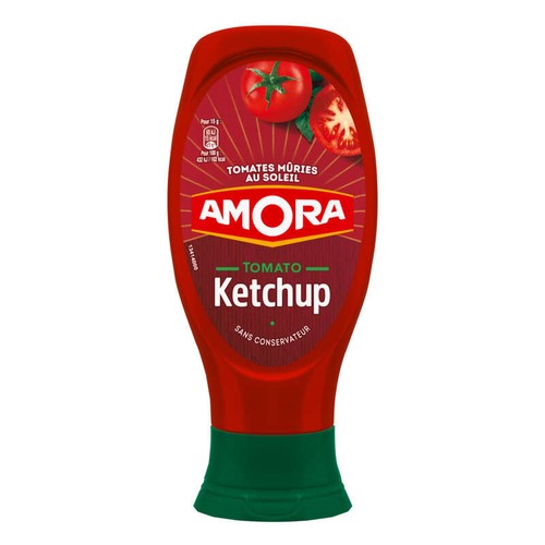 Amora Ketchup Nature Flacon Souple 550g