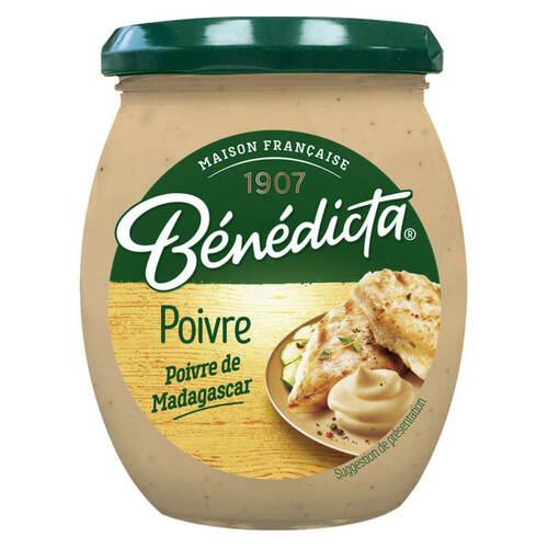 Bénédicta Sauce Au Poivre De Madagascar Bocal 260G