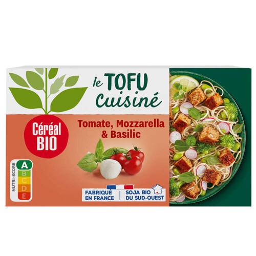 Céréal Bio Le Tofu Cuisiné Tomate, Mozzarella & Basilic 180g